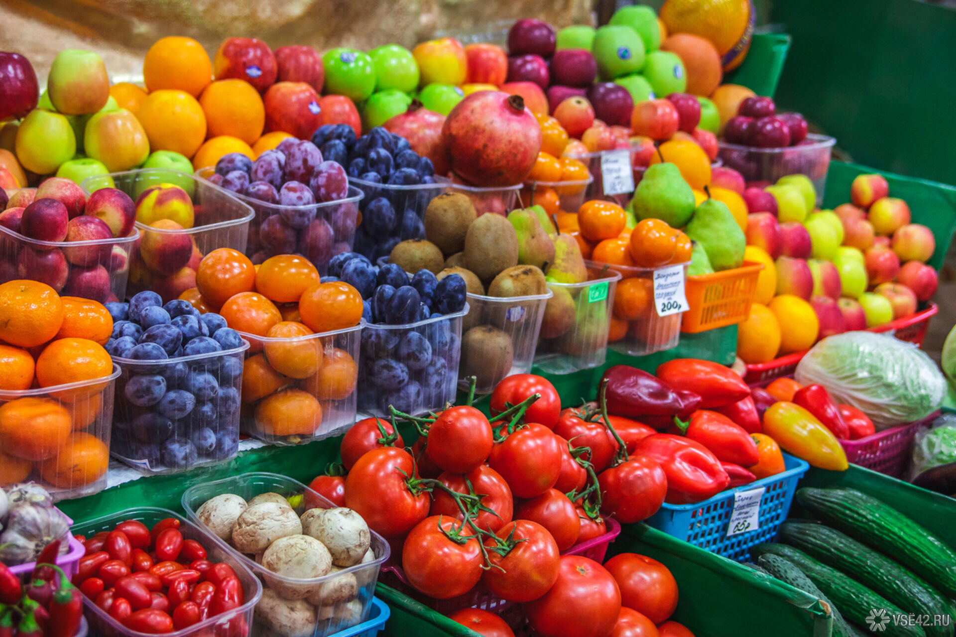 Плодоовощная продукция (фрукты, овощи, сухофрукты, орехи, зелень)